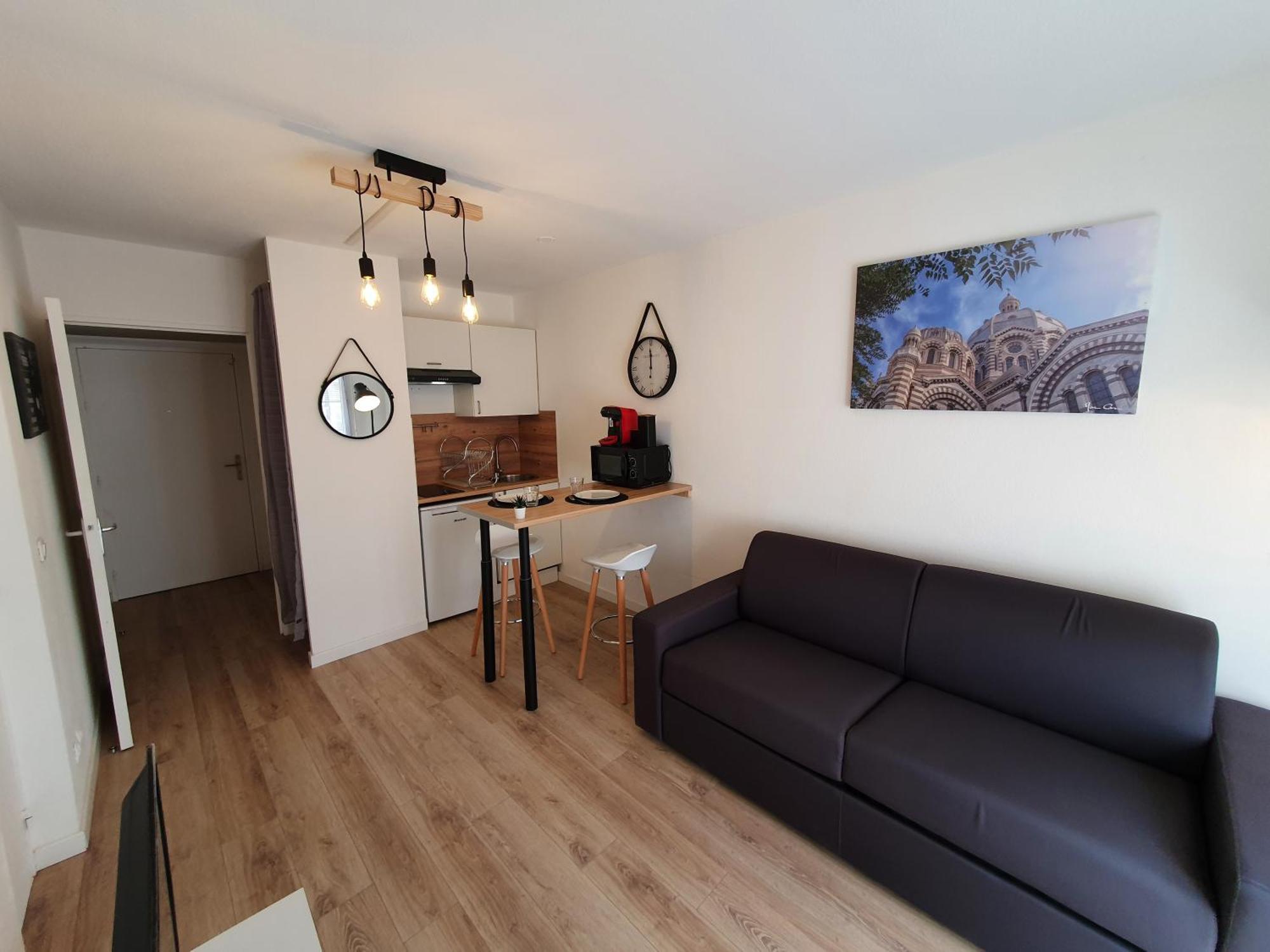 Appartement Tout Equipe A 6Min De La Gare St Charles Marsella Exterior foto